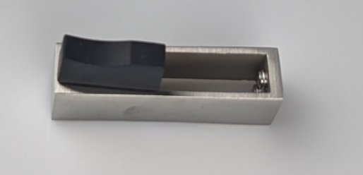 Aquaslide 2000 Door Stop - Satin Stainless Steel